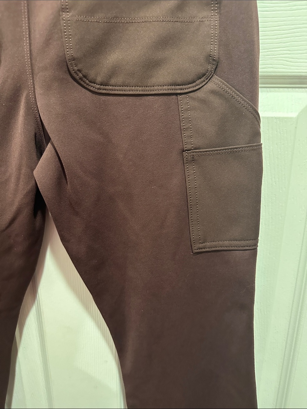 Carhartt Women's Maroon/Burgundy Jeggings - Picture 10 of 11